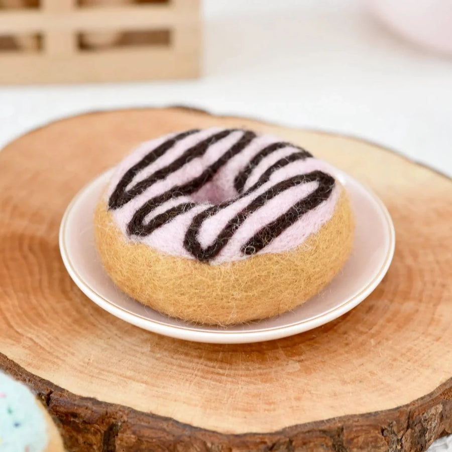 Felt Food | Iced Round Doughnuts