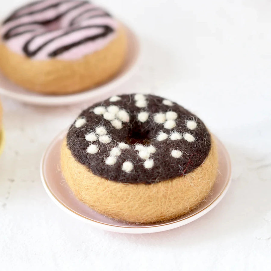 Felt Food | Iced Round Doughnuts