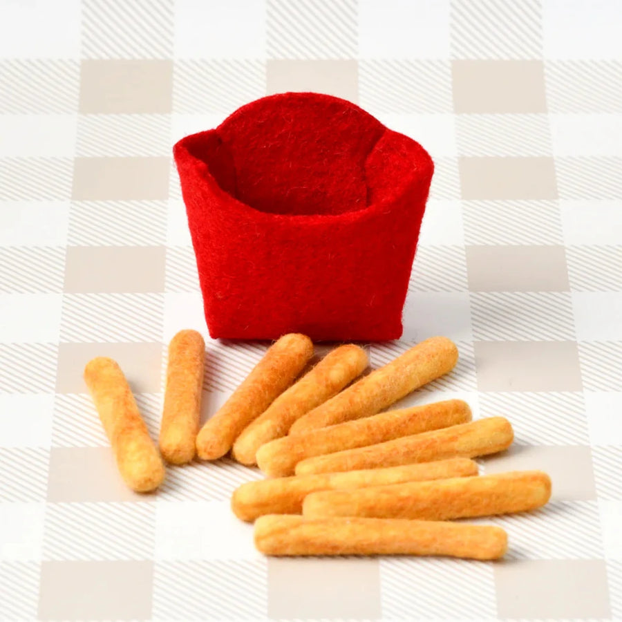 tara treasures felt food fries set