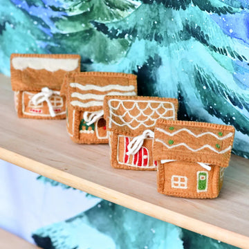 Tara Treasures | Felt Home - Gingerbread House (4 Styles)