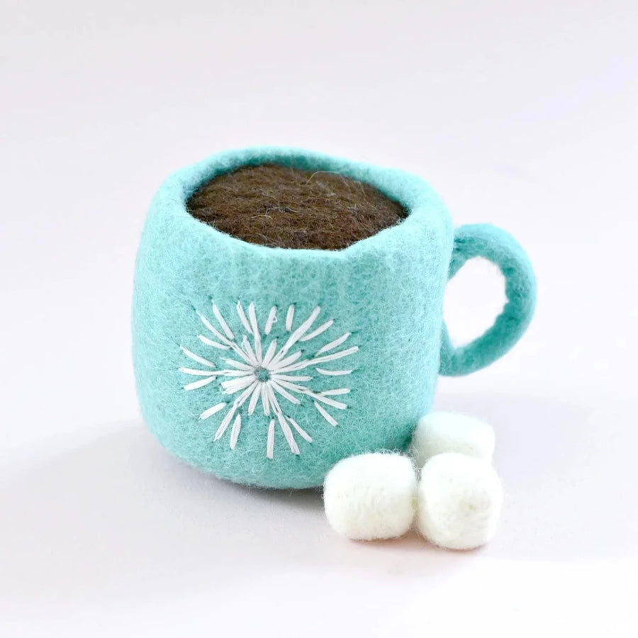 Felt Food | Hot Chocolate Cacao with Marshmallows