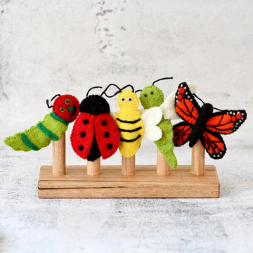 Tara Treasures | Finger Puppet Set - Insects and Bugs