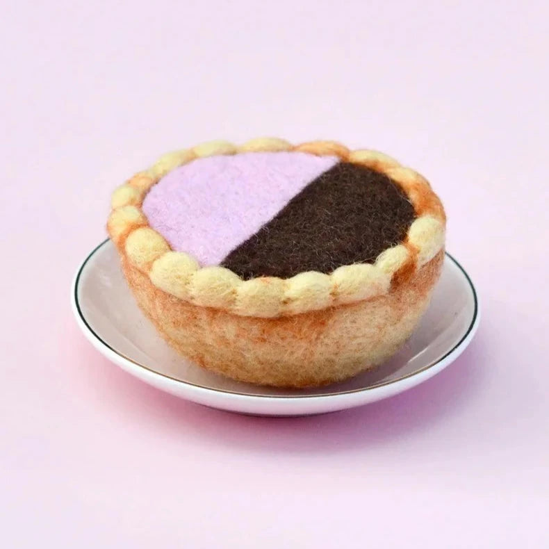 Tara Treasures | Felt Food - Neenish Tart