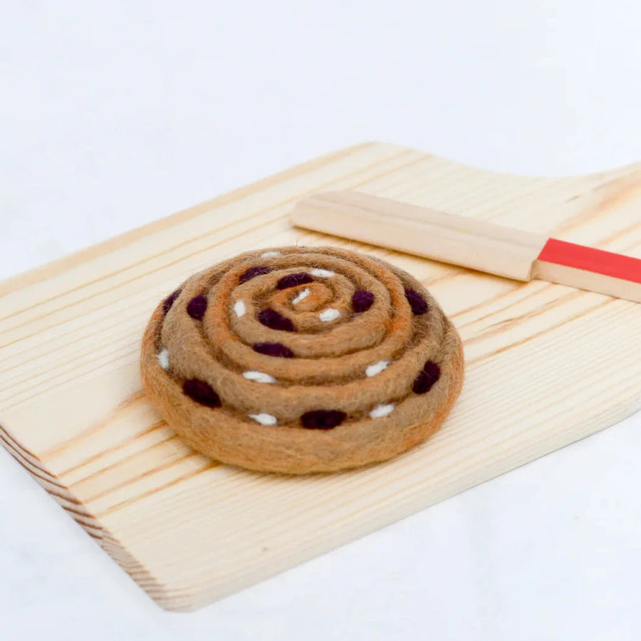 Tara Treasures | Felt Food - Pain Aux Raisins Pastry