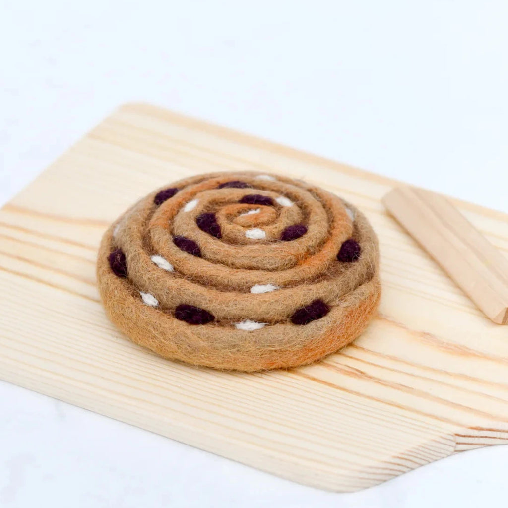 Tara Treasures | Felt Food - Pain Aux Raisins Pastry