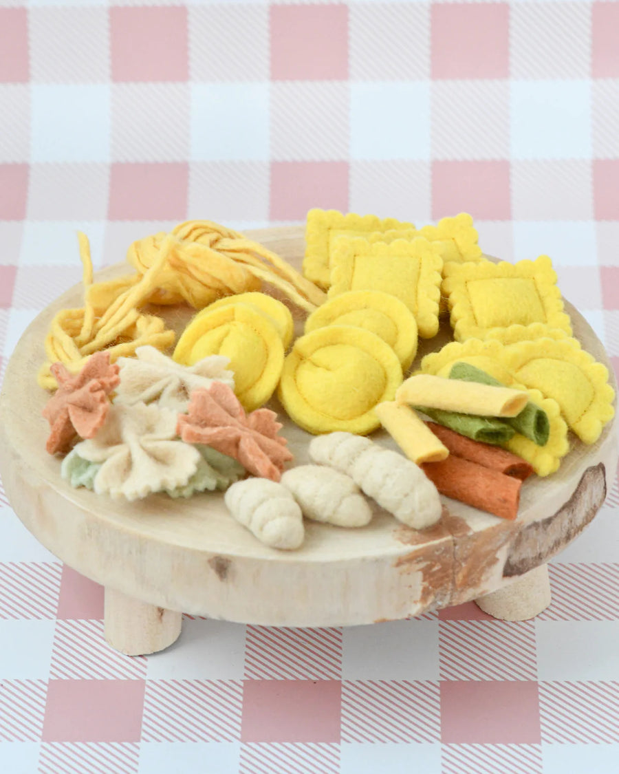 felt food pasta play set
