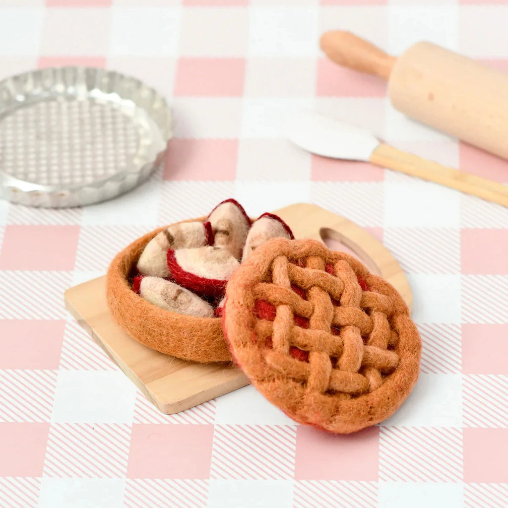 Tara Treasures | Felt Food - Apple Pie Set