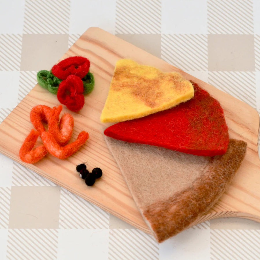 Tara Treasures | Felt Food - Pizza Slice (Seafood)