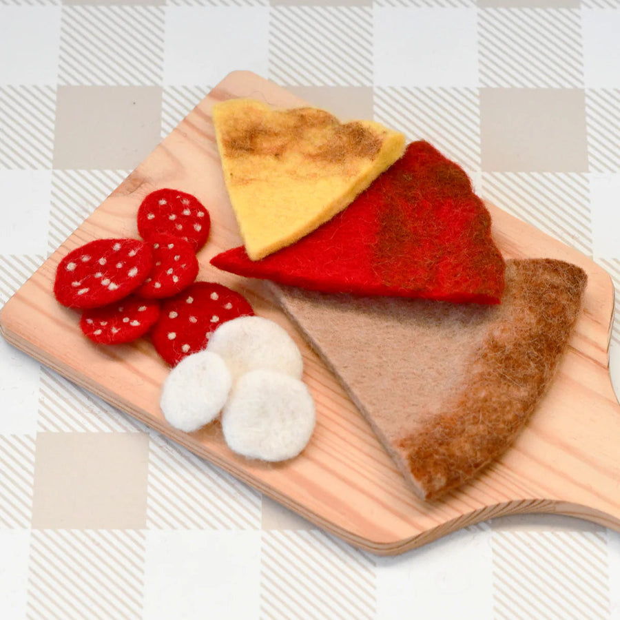 Tara Treasures | Felt Food - Pizza Slice (Pepperoni)