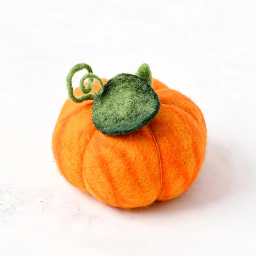 Tara Treasures | Felt Food - Large Pumpkin