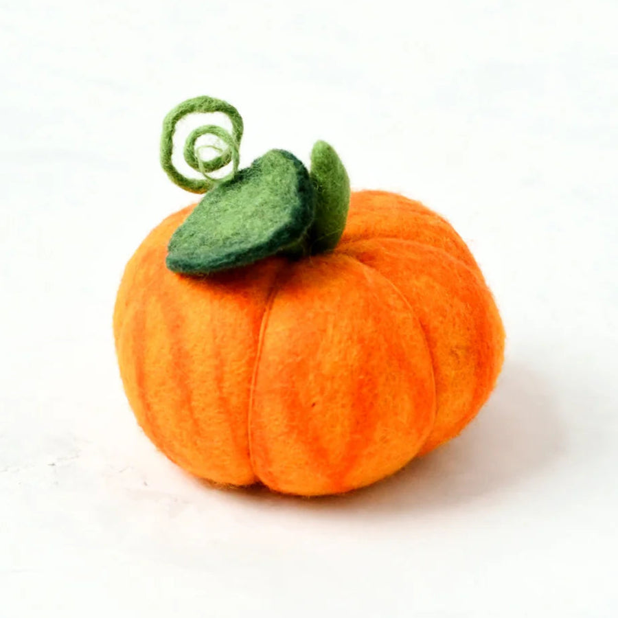 Tara Treasures | Felt Food - Large Pumpkin