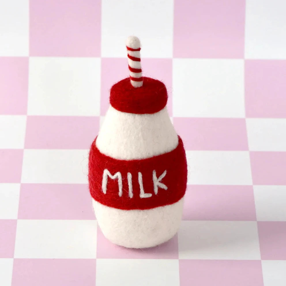 Tara Treasures | Felt Food - Large Milk Bottle