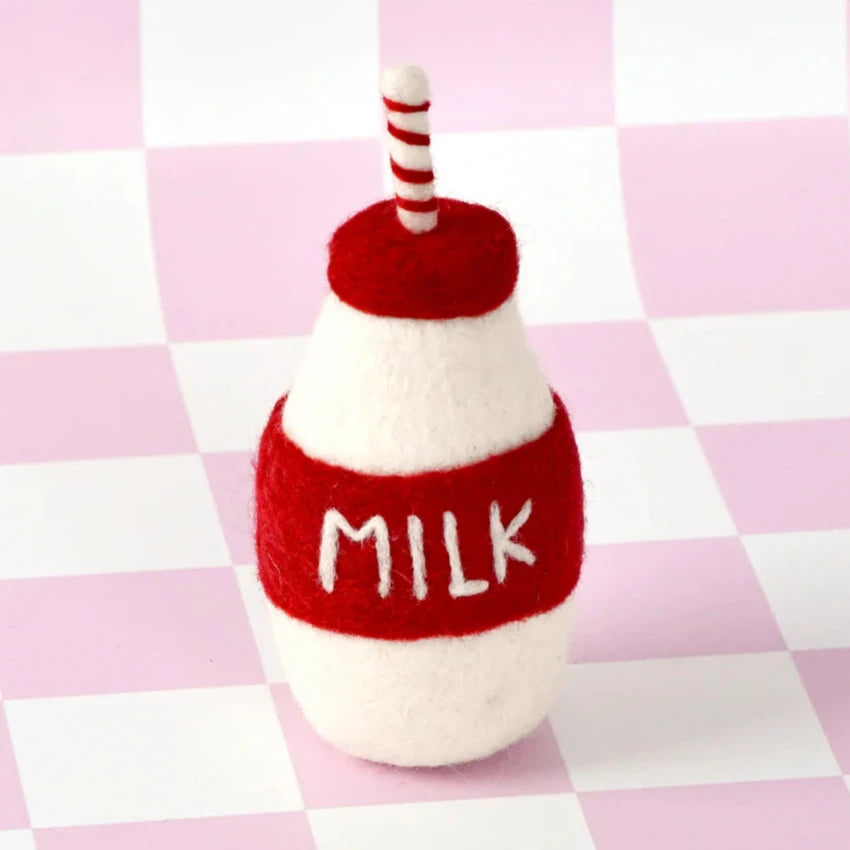 Felt Food | Santa's Milk Bottle