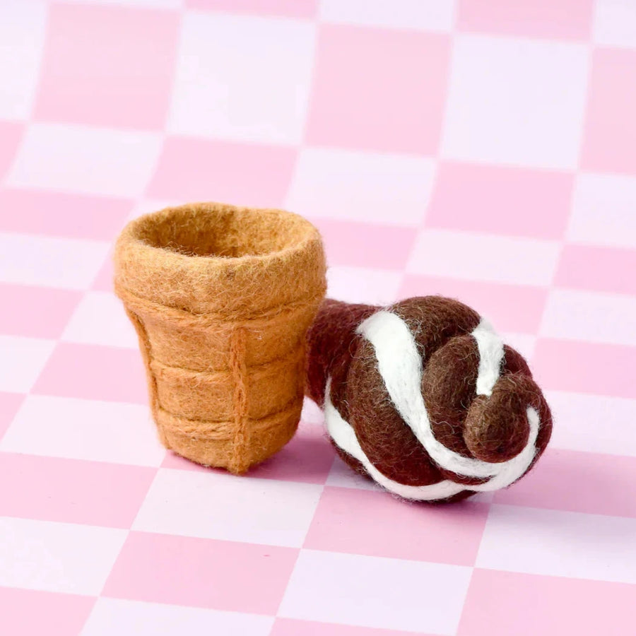 Felt Food | Soft Serve Ice Cream Cones