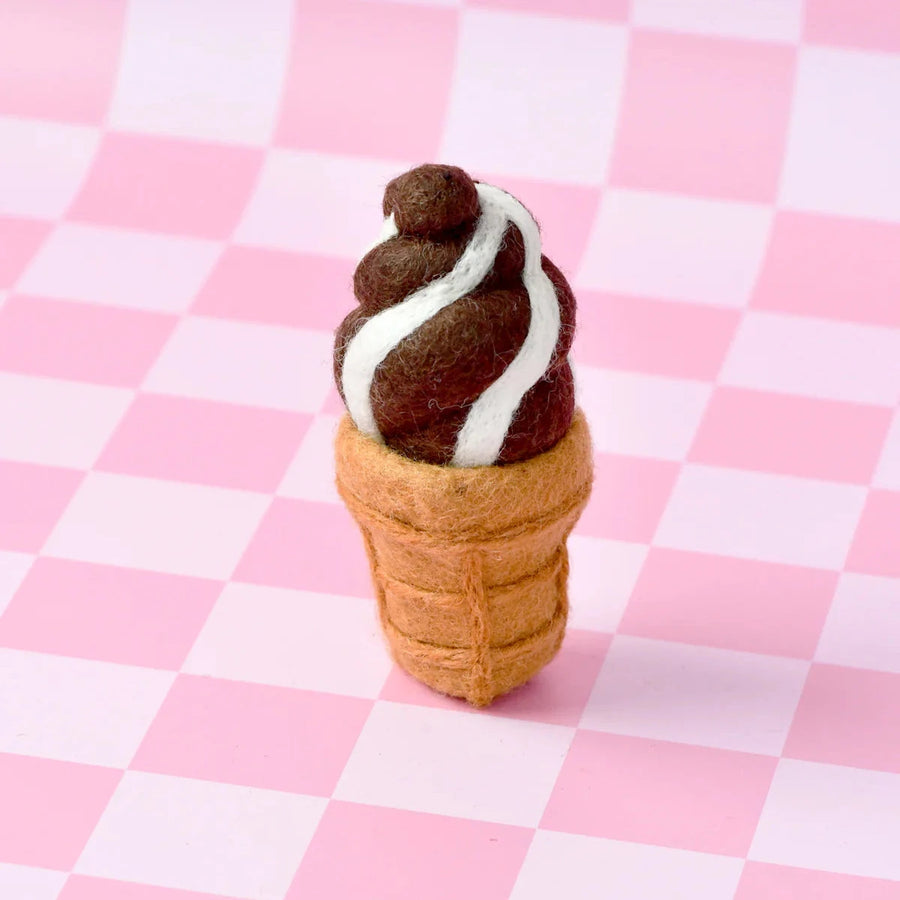 Felt Food | Soft Serve Ice Cream Cones