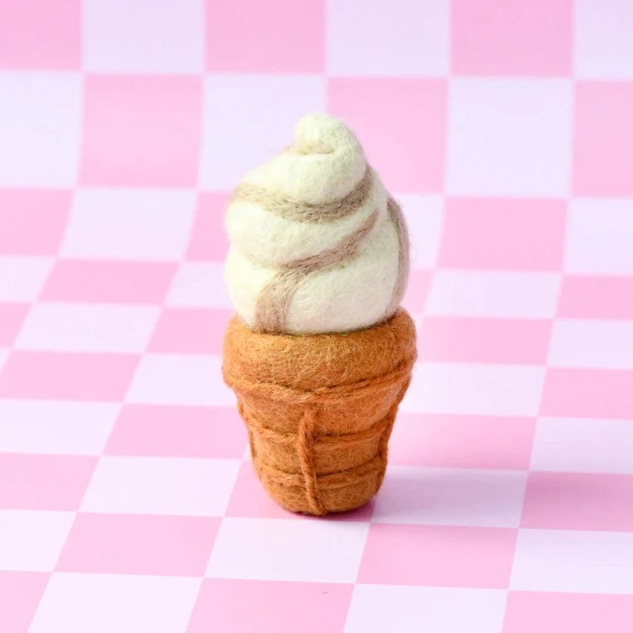 Felt Food | Soft Serve Ice Cream Cones