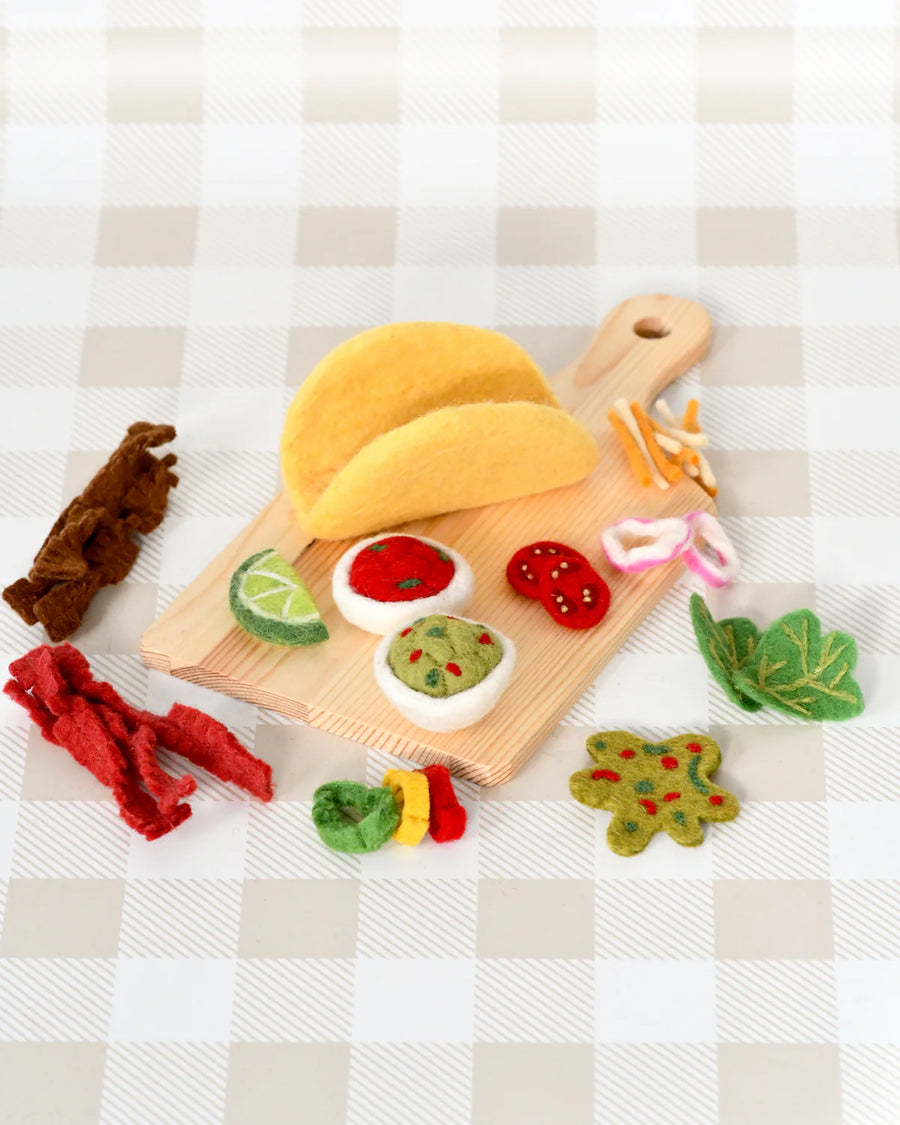 Tara Treasures | Felt Food - Taco Set