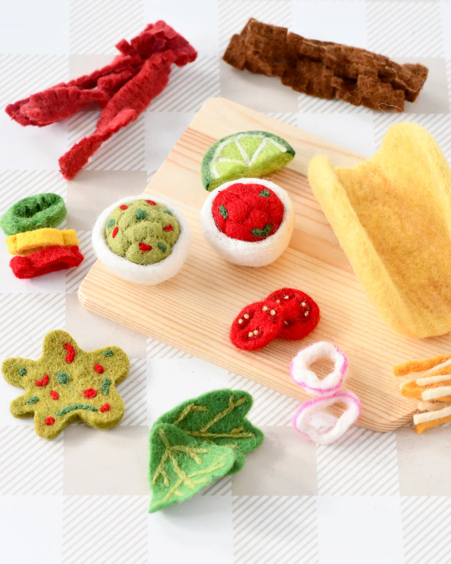 Tara Treasures | Felt Food - Taco Set