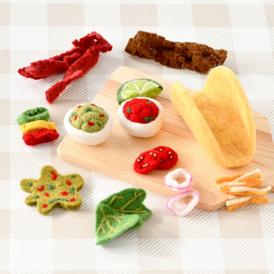 Tara Treasures | Felt Food - Taco Set