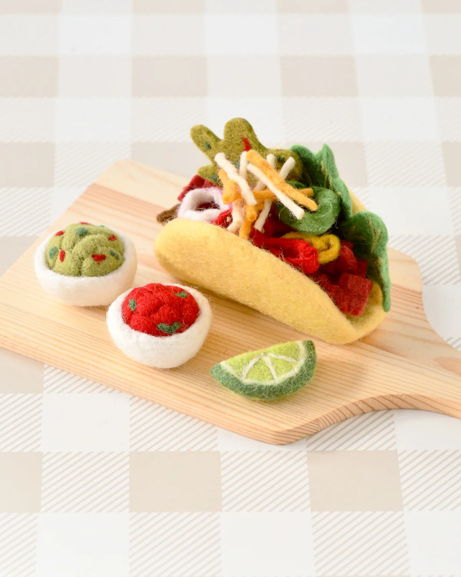 Tara Treasures | Felt Food - Taco Set