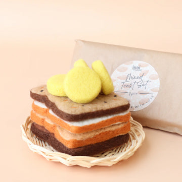 Felt Food | Juni Moon Full Slice Toast Set (4 pc)