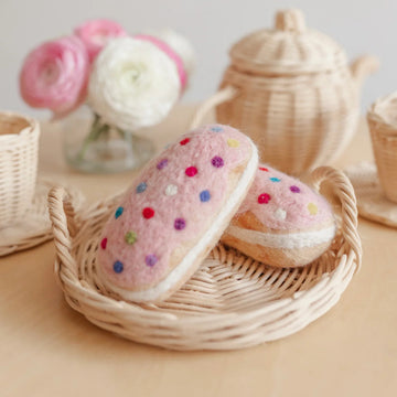 Juni Moon | Felt Food - Pink Sprinkle Eclair