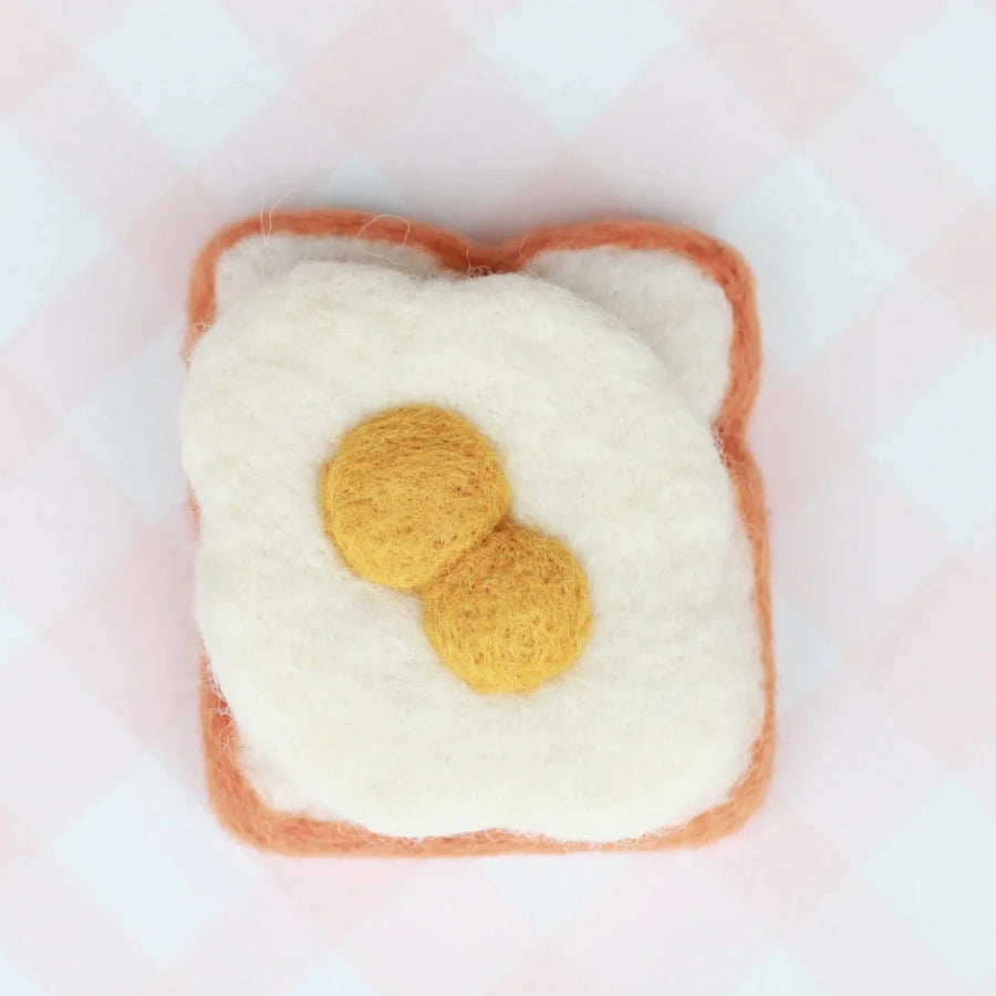 Felt Food | Juni Moon Fried Egg on Toast