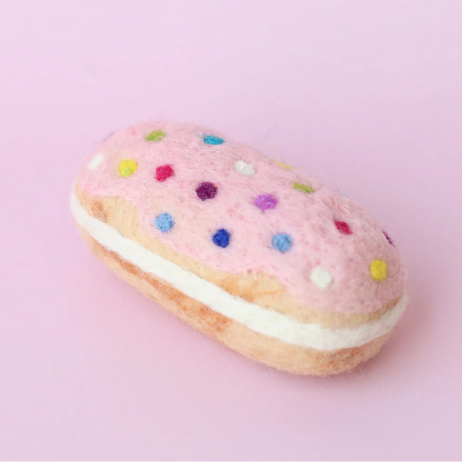 Juni Moon | Felt Food - Pink Sprinkle Eclair