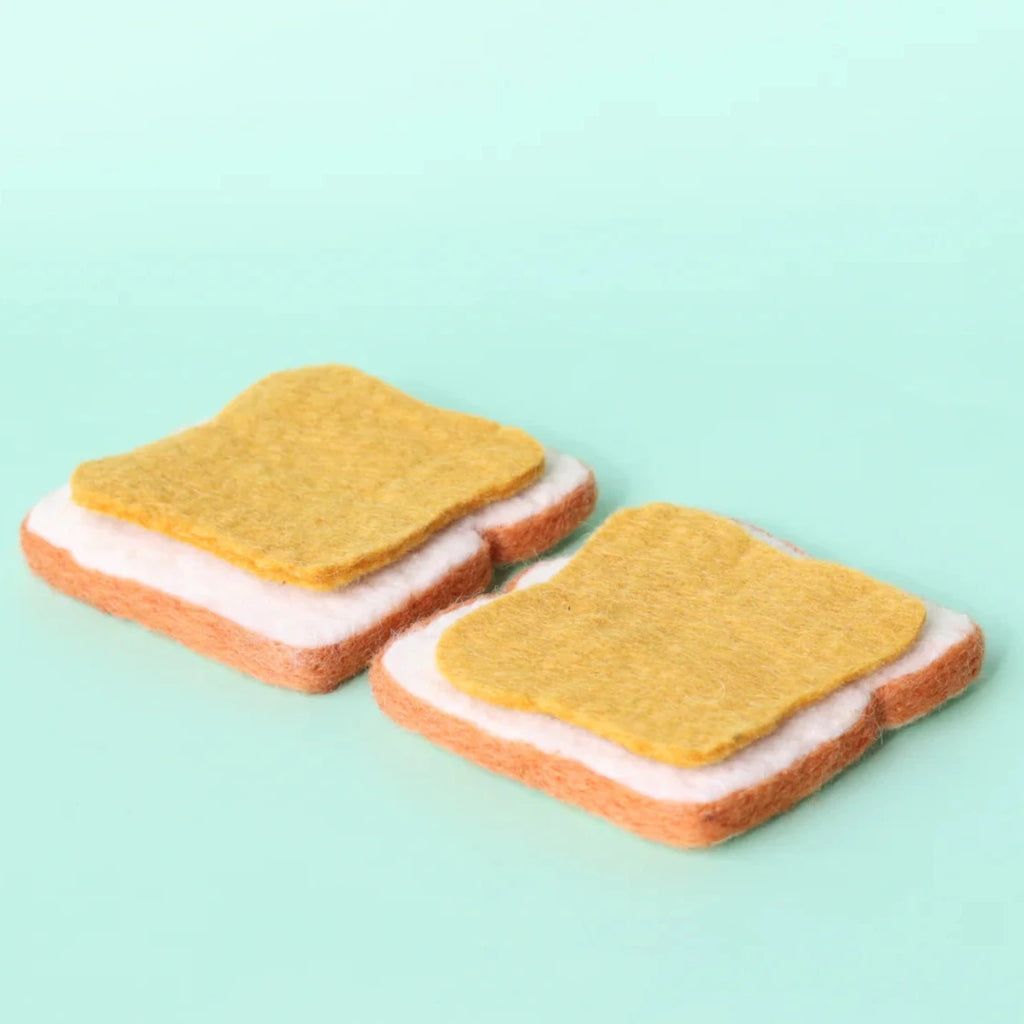 Juni Moon | Felt Food - Toast With Honey (2 Slices)