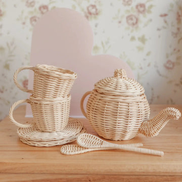 juni moon rattan tea set nz