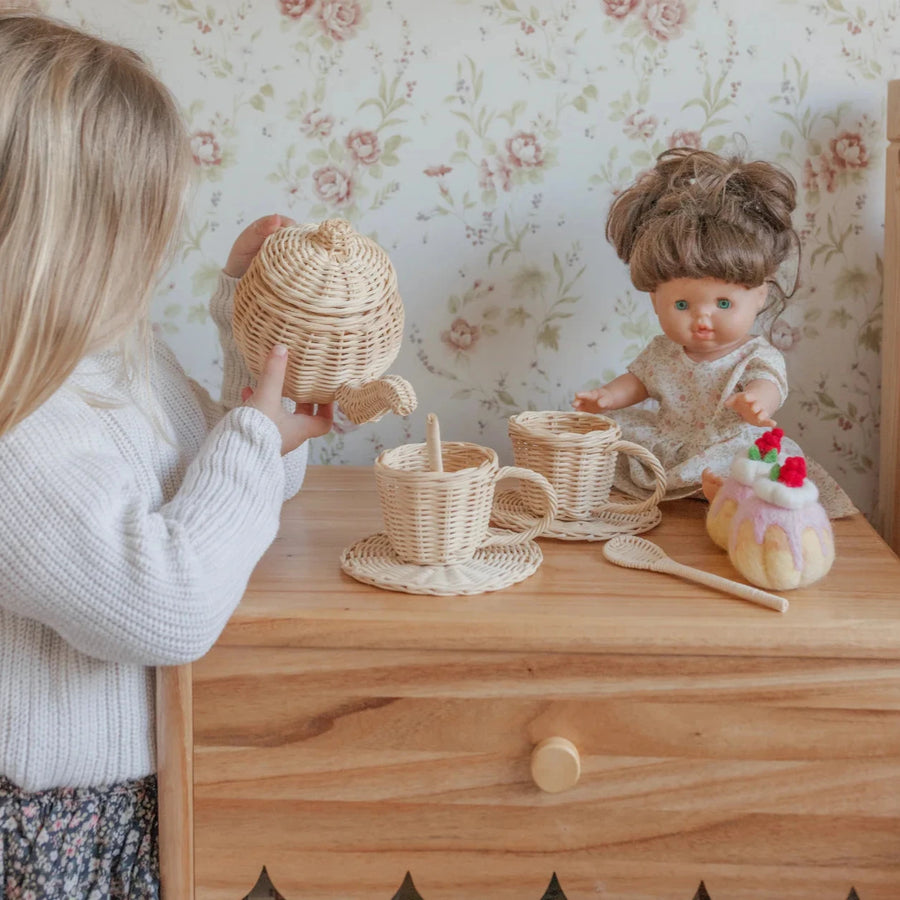 juni moon rattan tea set