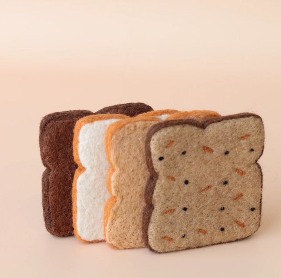 Felt Food | Juni Moon Full Slice Toast Set (4 pc)