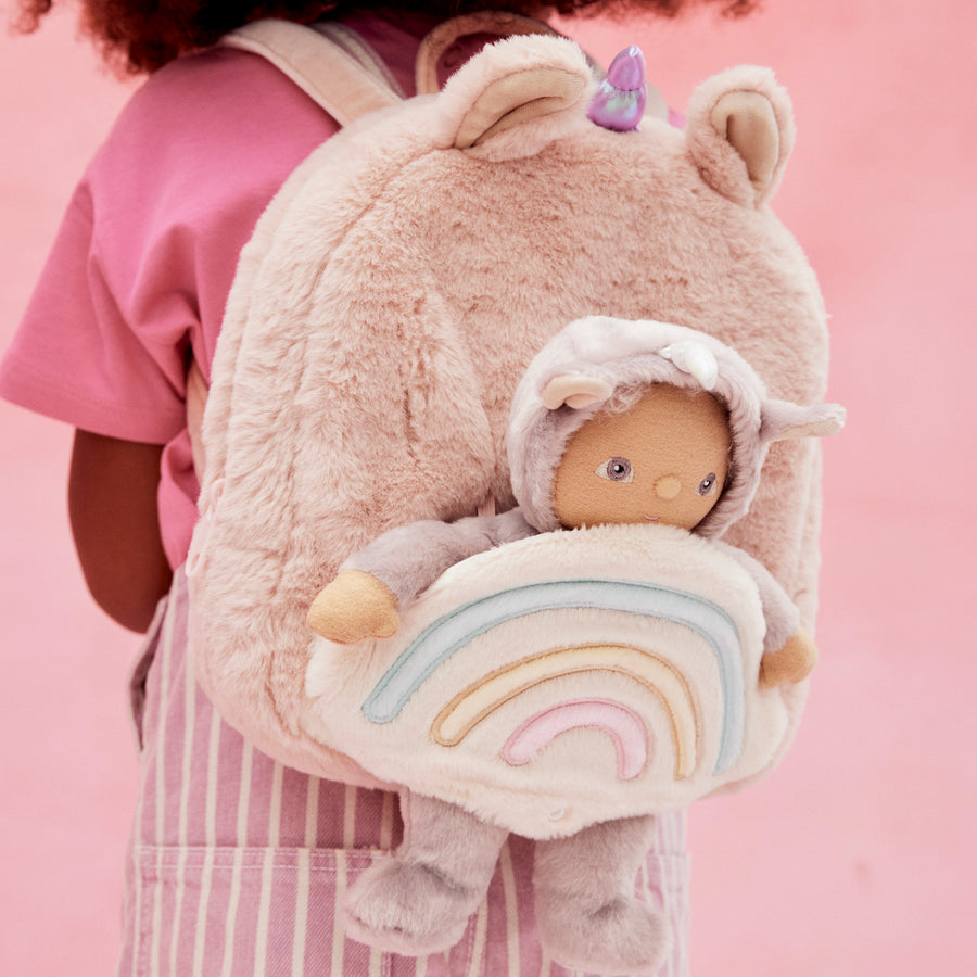 Unicorn backpack pink hotsell