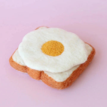 Felt Food | Juni Moon Fried Egg on Toast