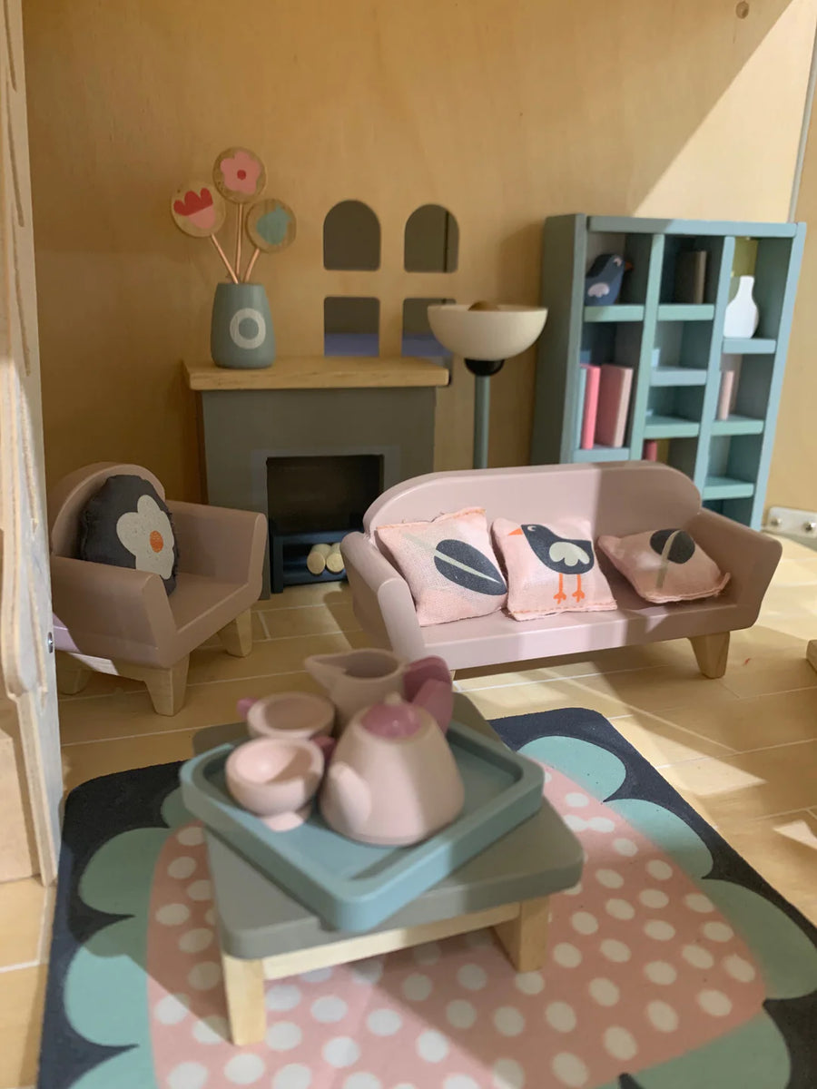 Tender Leaf Toys | Dolls House Furniture - Sitting Room Lounge Set