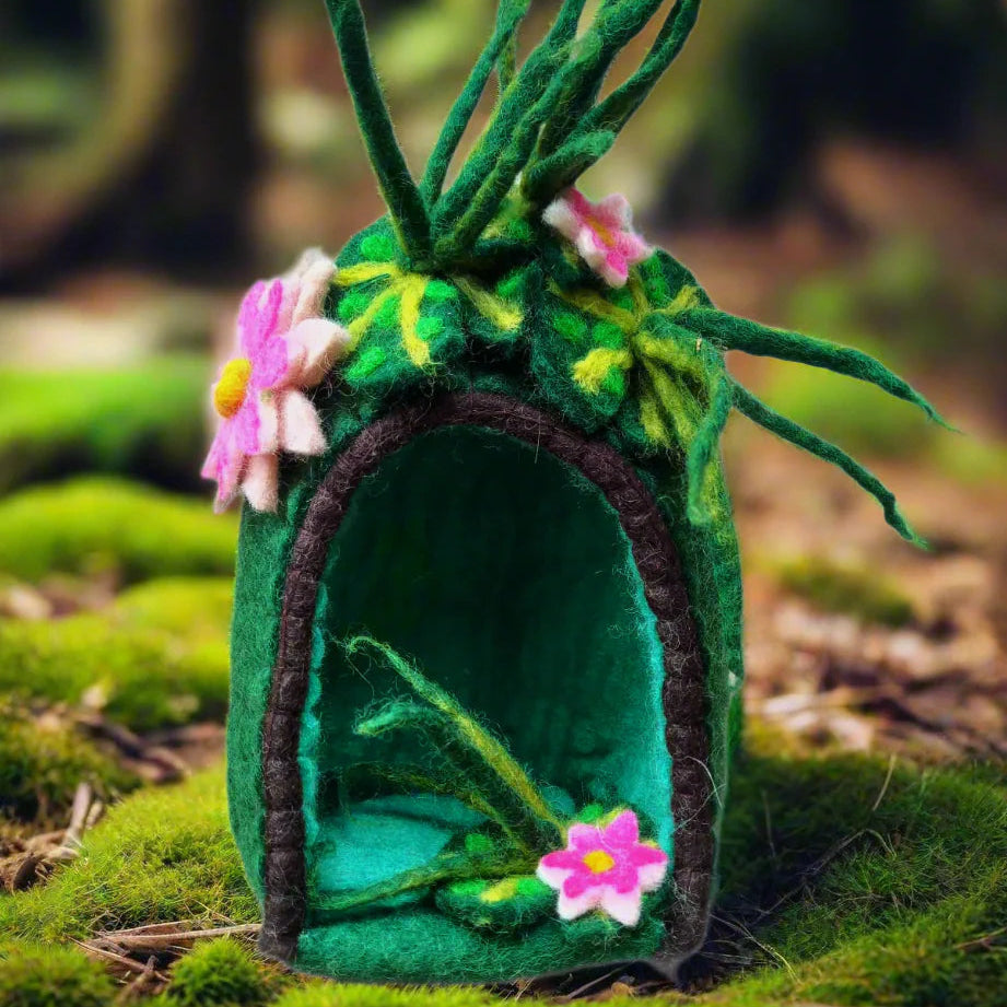 Felt Fairy Home | Small Cave - Lily