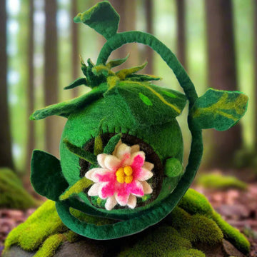 Felt Fairy Home | Lily Pod with Fairy Doll
