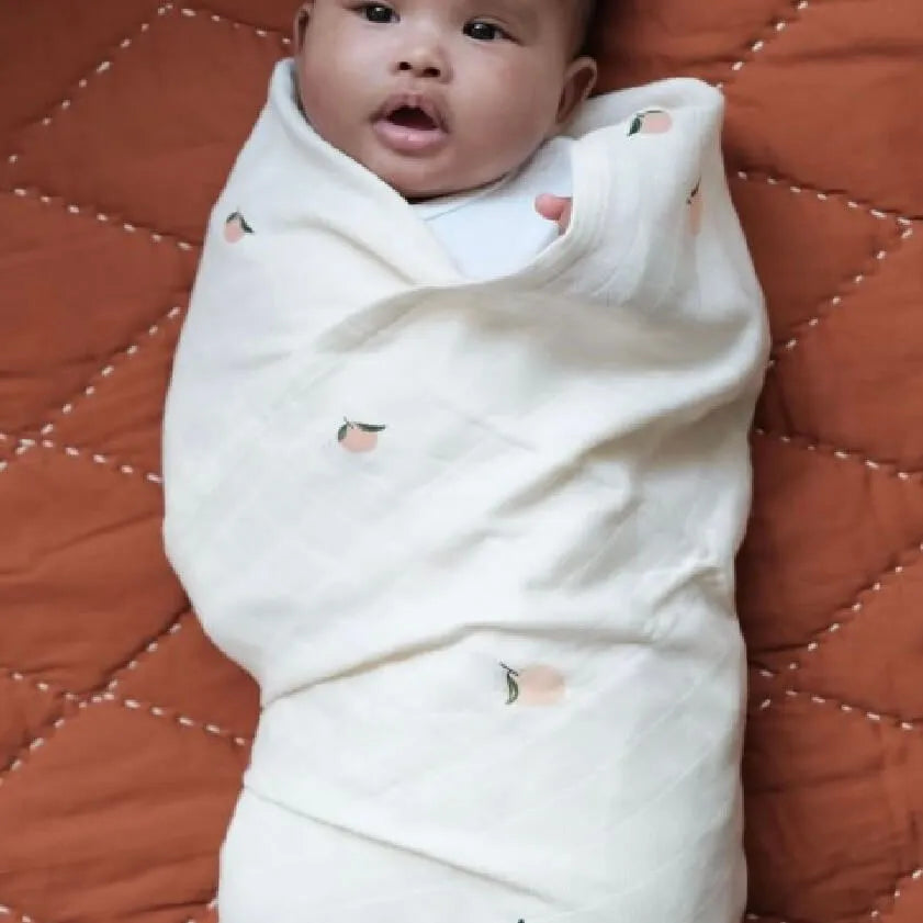 Organic Cotton Swaddle | Single (Various Colours)