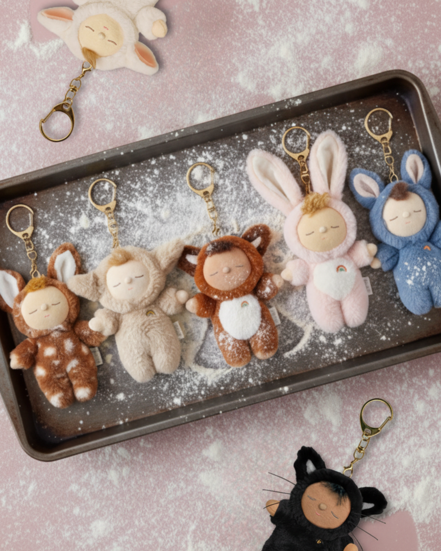 Olli Ella | Cozy Bag Charms Keychains - 7 Styles - PREORDER