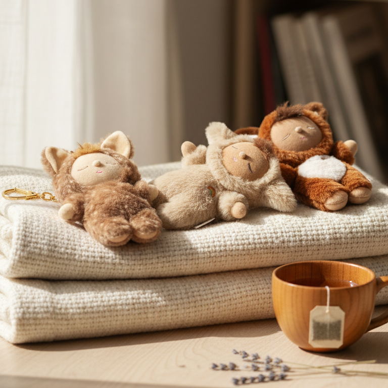 Olli Ella | Cozy Bag Charms Keychains - 7 Styles - PREORDER