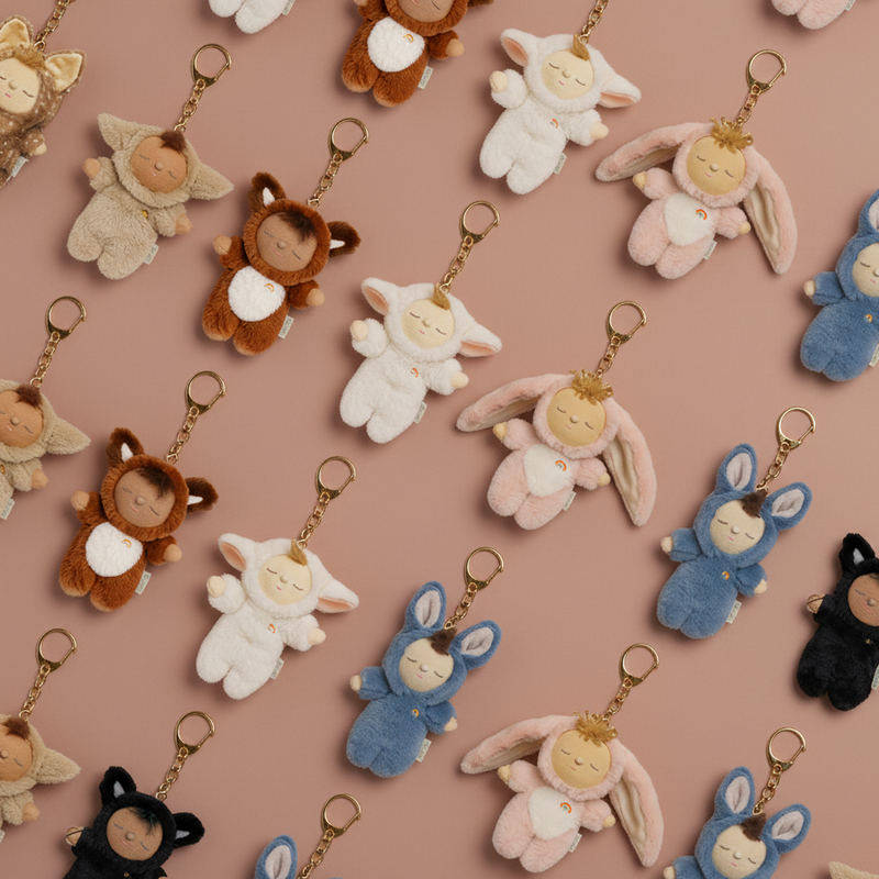 Olli Ella | Cozy Bag Charms Keychains - 7 Styles - PREORDER