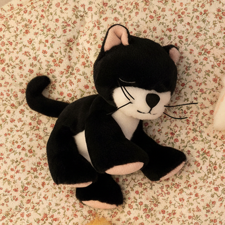 Olli Ella Binky Kitten | Kit (black & white)