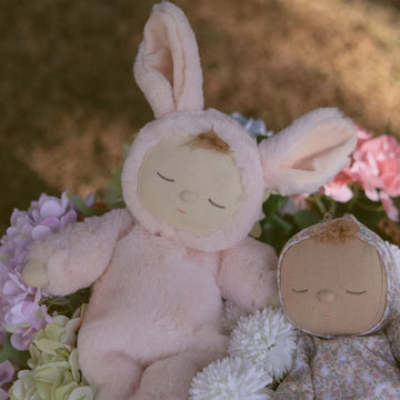 Olli Ella Lullaby Dozy Dinkum Doll | Bunny Moppet and Bunny Pip (Limited Edition)