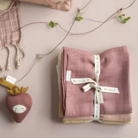 Fabelab | Organic Cotton Muslin Squares - 10 Colours
