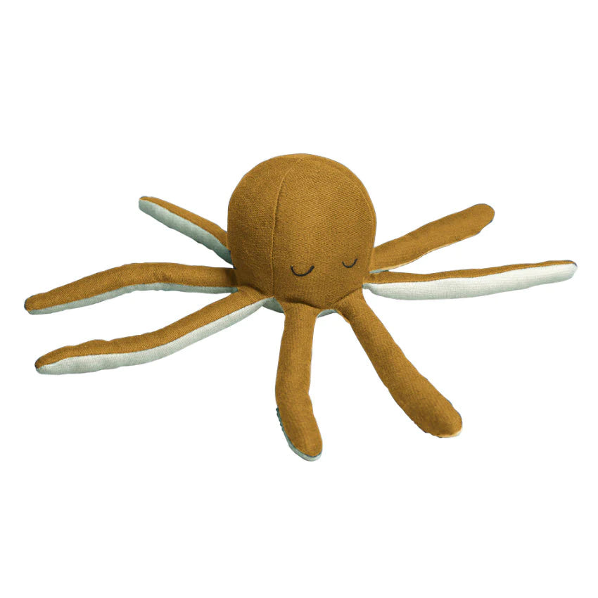 Fabelab | Organic Cotton Octopus Rattle (2 colours)