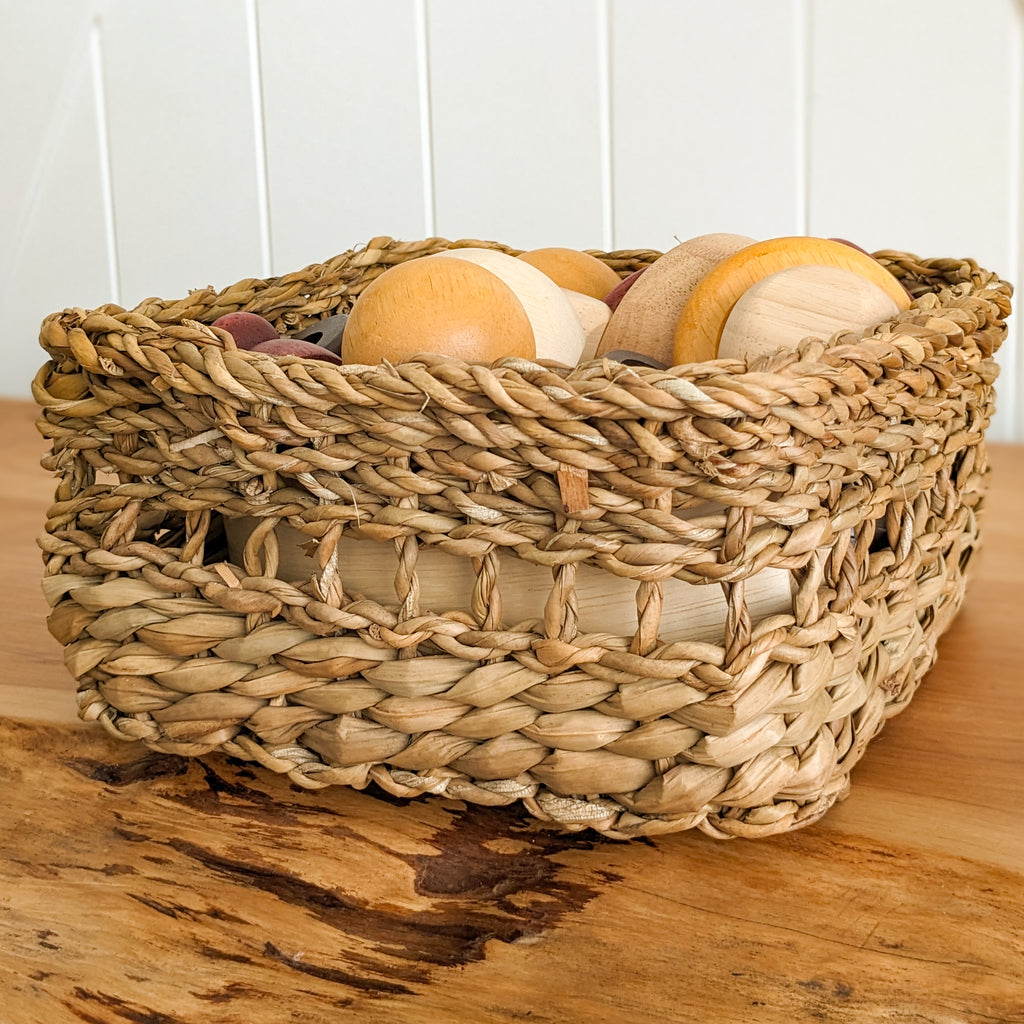 Square Woven Tray - Hogla Rope