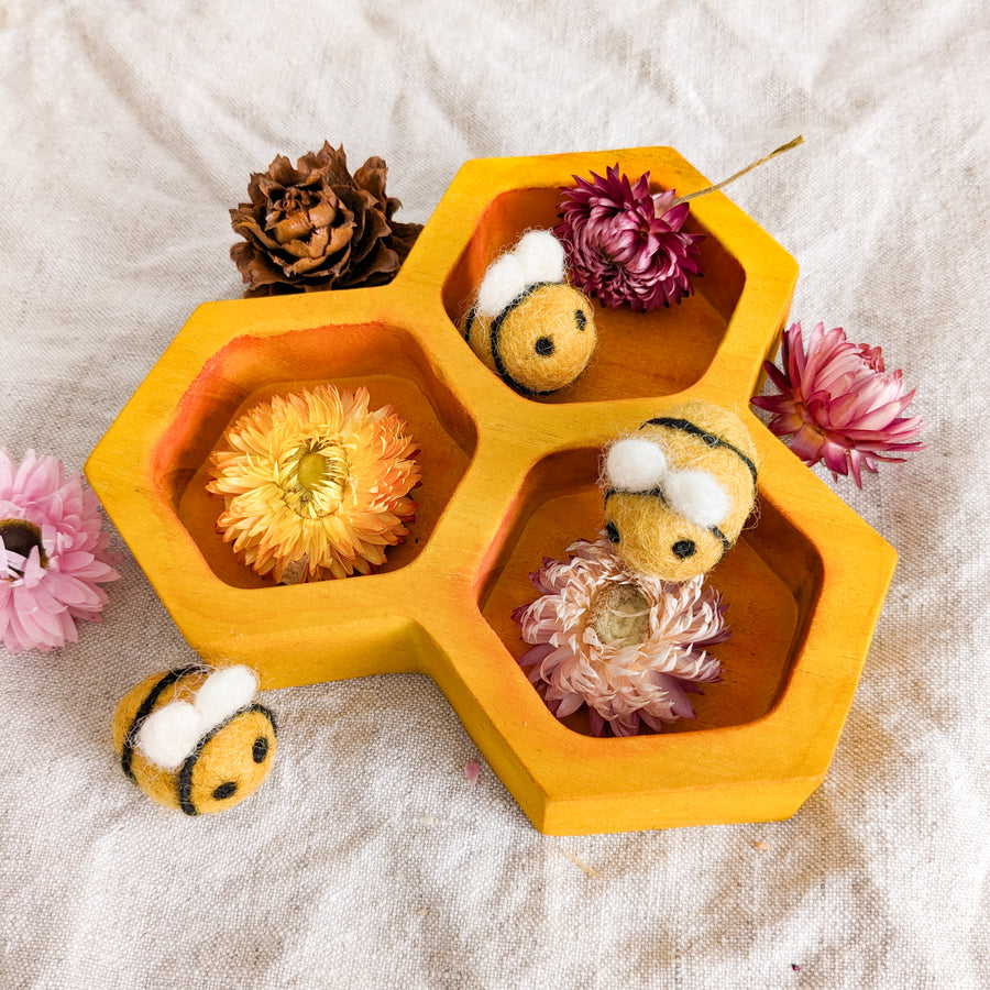 Natural Wooden Beehive Trays