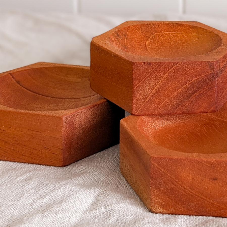 Natural Wooden Beehive Bowl Plates