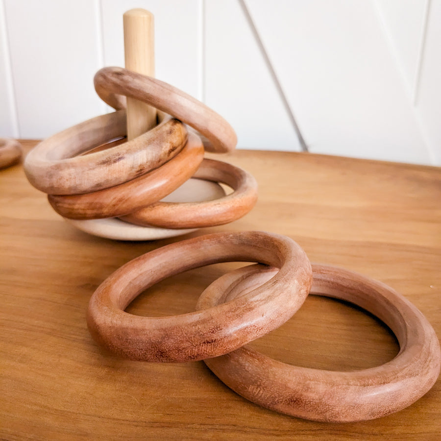 Loose Parts Neem Wood Ring – Fairplay - Main Image