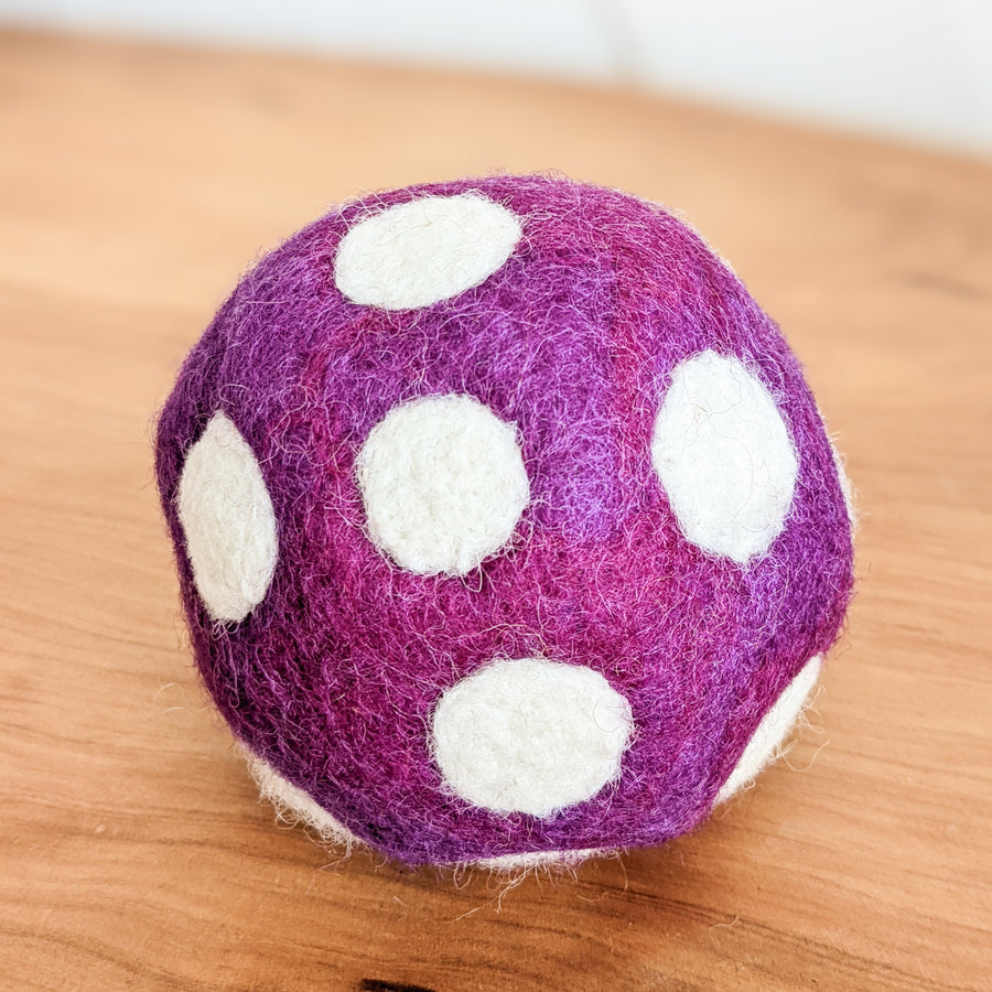 Magical Mushroom Felt Ball | 3 Colours